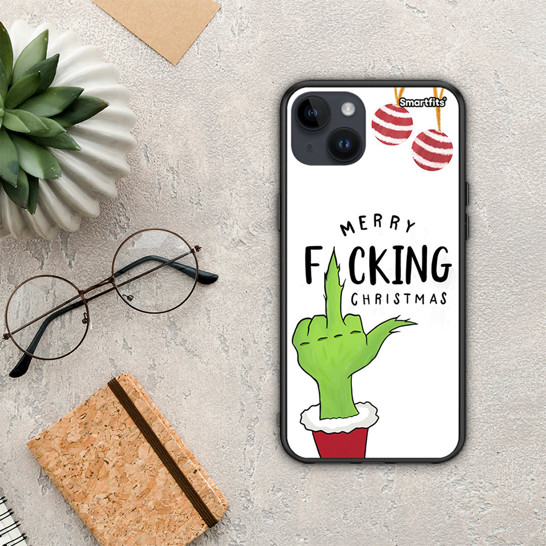 Merry F Xmas - iPhone 14 Plus case