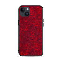 Thumbnail for iPhone 15 Plus Paisley Cashmere θήκη από τη Smartfits με σχέδιο στο πίσω μέρος και μαύρο περίβλημα | Smartphone case with colorful back and black bezels by Smartfits