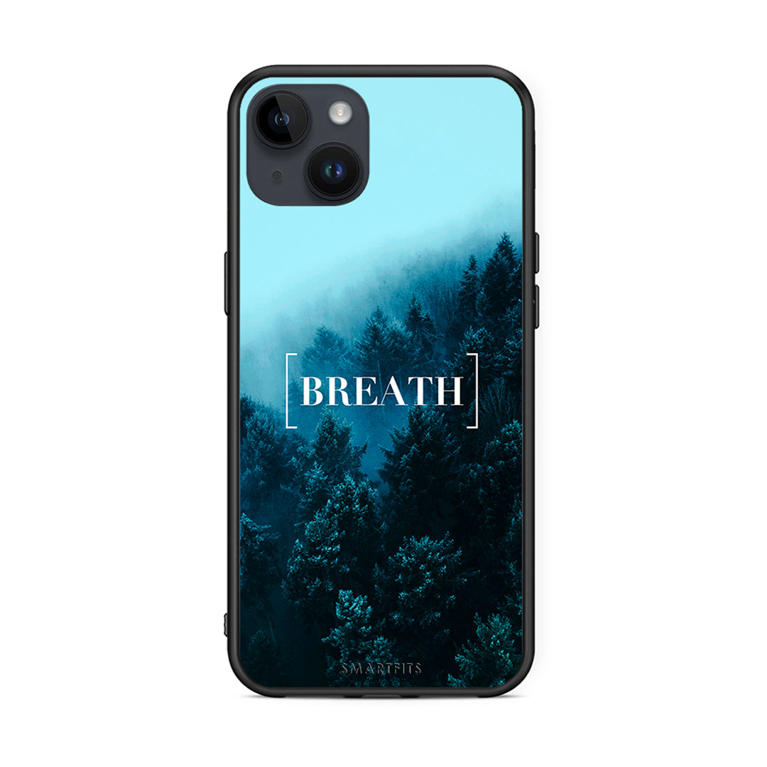 4 - iPhone 14 Plus Breath Quote case, cover, bumper