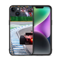 Thumbnail for Θήκη iPhone 15 Plus Racing Vibes από τη Smartfits με σχέδιο στο πίσω μέρος και μαύρο περίβλημα | iPhone 15 Plus Racing Vibes case with colorful back and black bezels