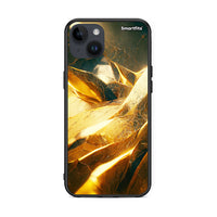 Thumbnail for iPhone 15 Plus Real Gold θήκη από τη Smartfits με σχέδιο στο πίσω μέρος και μαύρο περίβλημα | Smartphone case with colorful back and black bezels by Smartfits