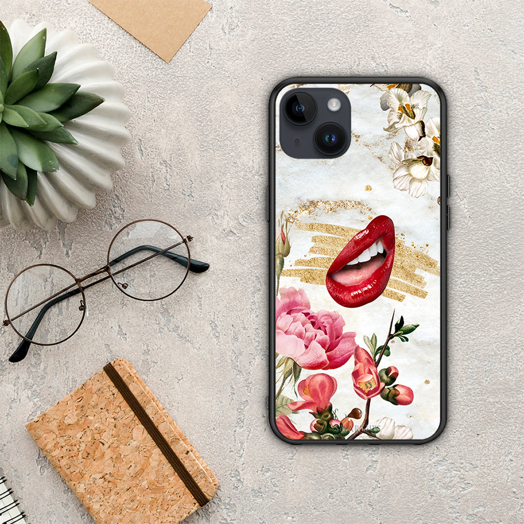 Red Lips - iPhone 14 Plus case