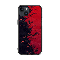 Thumbnail for iPhone 14 Plus Red Paint Θήκη Αγίου Βαλεντίνου από τη Smartfits με σχέδιο στο πίσω μέρος και μαύρο περίβλημα | Smartphone case with colorful back and black bezels by Smartfits