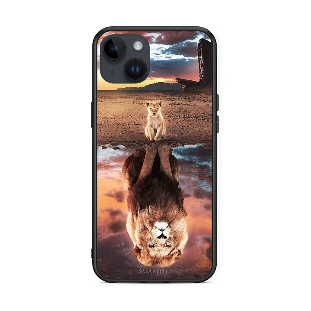 iPhone 15 Plus Sunset Dreams Θήκη Αγίου Βαλεντίνου από τη Smartfits με σχέδιο στο πίσω μέρος και μαύρο περίβλημα | Smartphone case with colorful back and black bezels by Smartfits