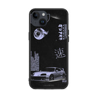 Thumbnail for iPhone 15 Plus Tokyo Drift Θήκη Αγίου Βαλεντίνου από τη Smartfits με σχέδιο στο πίσω μέρος και μαύρο περίβλημα | Smartphone case with colorful back and black bezels by Smartfits