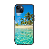 Thumbnail for iPhone 15 Plus Tropical Vibes Θήκη από τη Smartfits με σχέδιο στο πίσω μέρος και μαύρο περίβλημα | Smartphone case with colorful back and black bezels by Smartfits