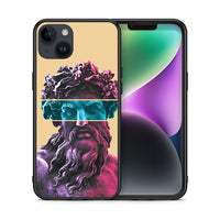 Thumbnail for Θήκη Αγίου Βαλεντίνου iPhone 14 Plus Zeus Art από τη Smartfits με σχέδιο στο πίσω μέρος και μαύρο περίβλημα | iPhone 14 Plus Zeus Art case with colorful back and black bezels