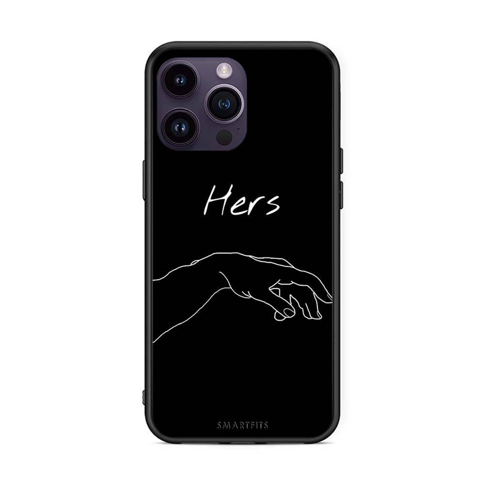 iPhone 14 Pro Aeshetic Love 1 Θήκη Αγίου Βαλεντίνου από τη Smartfits με σχέδιο στο πίσω μέρος και μαύρο περίβλημα | Smartphone case with colorful back and black bezels by Smartfits