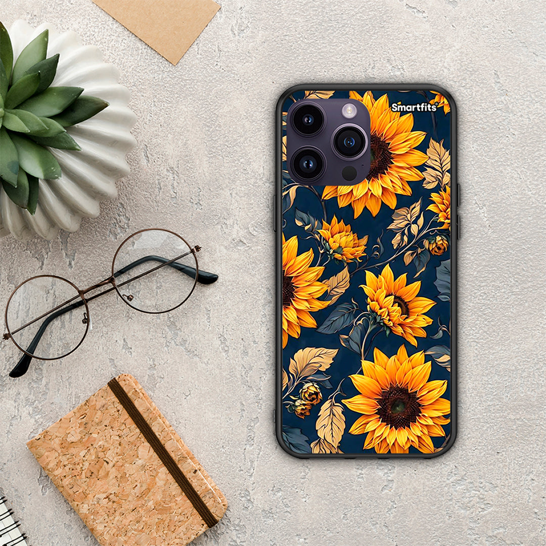 Autumn Sunflowers - iPhone 14 Pro case