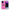 Θήκη iPhone 14 Pro Blue Eye Pink από τη Smartfits με σχέδιο στο πίσω μέρος και μαύρο περίβλημα | iPhone 14 Pro Blue Eye Pink case with colorful back and black bezels