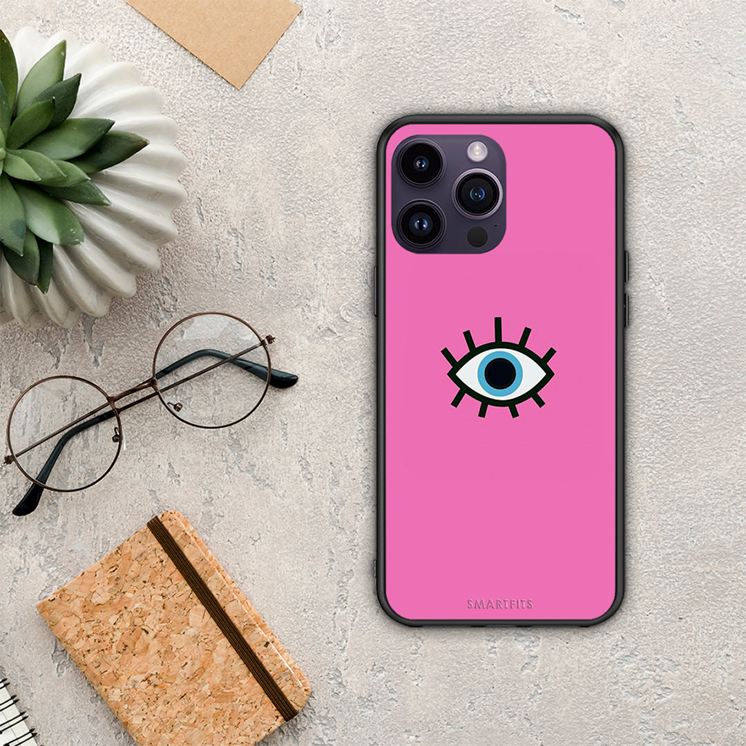 Blue Eye Pink - iPhone 15 Pro case