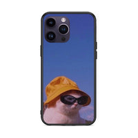 Thumbnail for iPhone 14 Pro Cat Diva θήκη από τη Smartfits με σχέδιο στο πίσω μέρος και μαύρο περίβλημα | Smartphone case with colorful back and black bezels by Smartfits