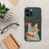 Thumbnail for Cat Goldfish - iPhone 14 Pro case