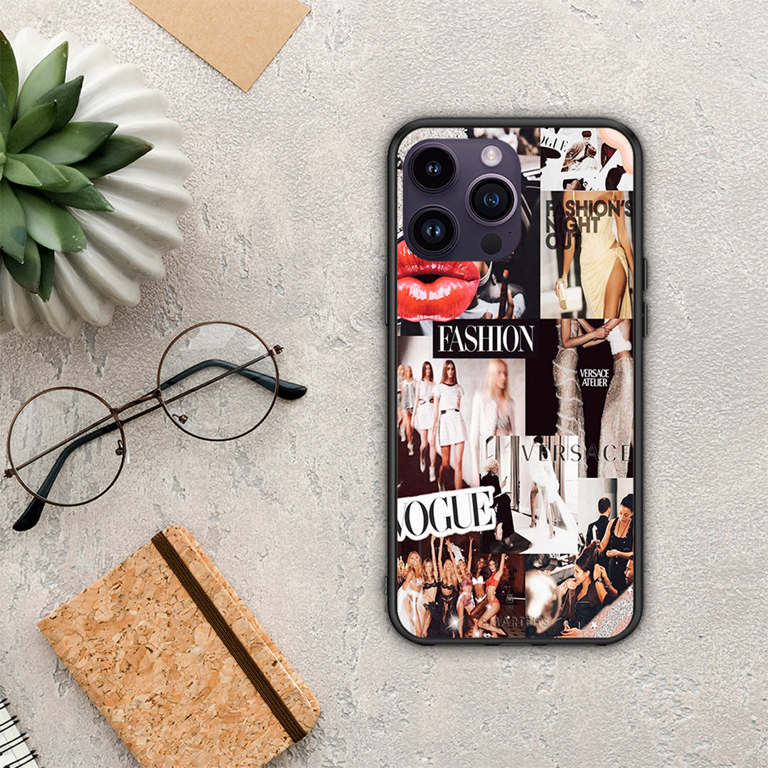 Collage Fashion - iPhone 14 Pro case