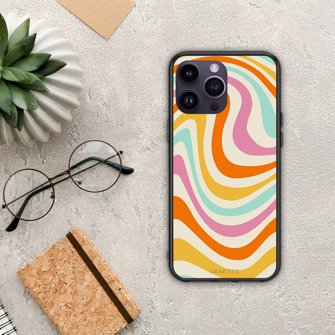 Colorful Waves - iPhone 14 Pro case