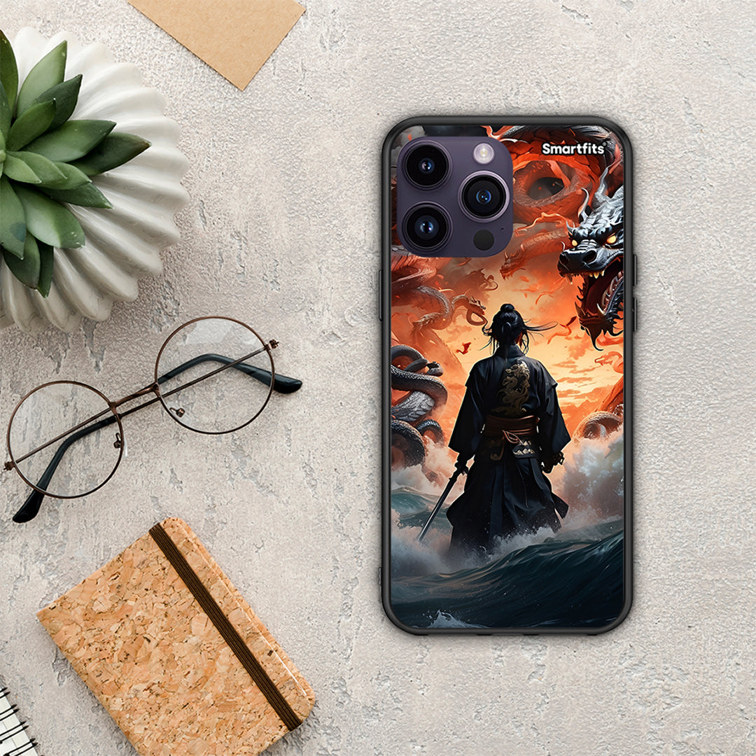 Dragons Fight - iPhone 15 Pro case