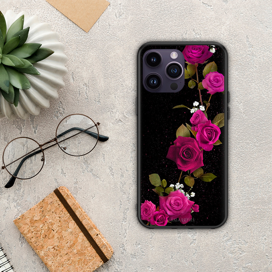Flower Red Roses - iPhone 14 Pro case