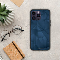 Thumbnail for Geometric Blue Abstract - iPhone 14 Pro case