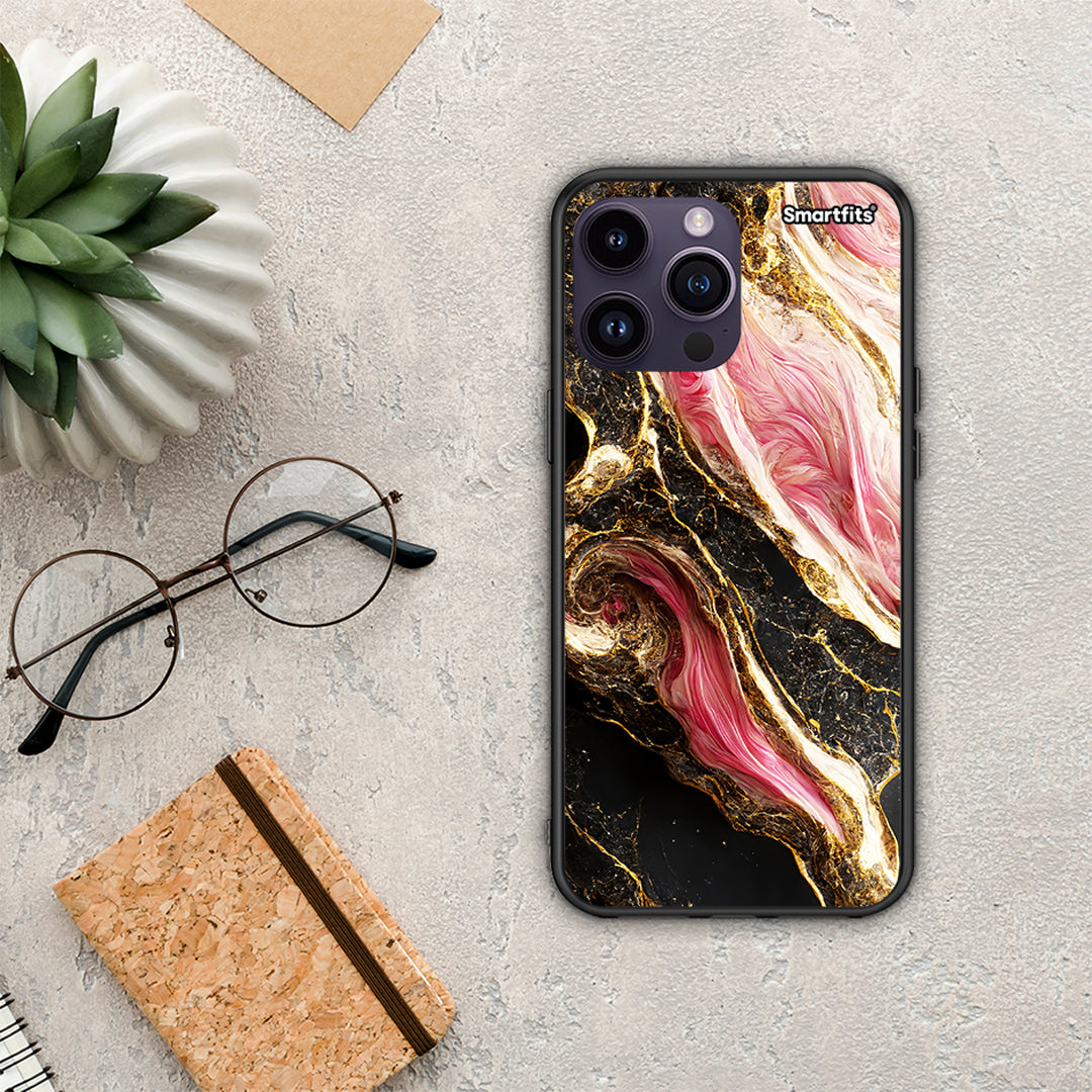 Glamorous Pink Marble - iPhone 15 Pro θήκη