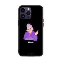 Thumbnail for iPhone 14 Pro Grandma Mood Black θήκη από τη Smartfits με σχέδιο στο πίσω μέρος και μαύρο περίβλημα | Smartphone case with colorful back and black bezels by Smartfits