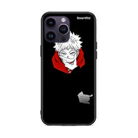 Thumbnail for iPhone 14 Pro Itadori Anime θήκη από τη Smartfits με σχέδιο στο πίσω μέρος και μαύρο περίβλημα | Smartphone case with colorful back and black bezels by Smartfits
