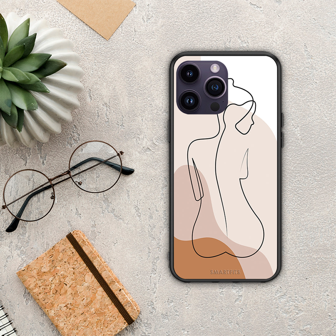 LineArt Woman - iPhone 14 Pro case