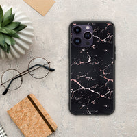 Thumbnail for Marble Black Rosegold - iPhone 14 Pro case