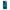 iPhone 15 Pro Marble Blue θήκη από τη Smartfits με σχέδιο στο πίσω μέρος και μαύρο περίβλημα | Smartphone case with colorful back and black bezels by Smartfits