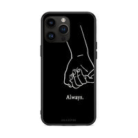 Thumbnail for iPhone 15 Pro Max Always & Forever 1 Θήκη Αγίου Βαλεντίνου από τη Smartfits με σχέδιο στο πίσω μέρος και μαύρο περίβλημα | Smartphone case with colorful back and black bezels by Smartfits