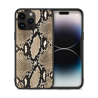 Thumbnail for Θήκη iPhone 15 Pro Max Fashion Snake Animal από τη Smartfits με σχέδιο στο πίσω μέρος και μαύρο περίβλημα | iPhone 15 Pro Max Fashion Snake Animal case with colorful back and black bezels