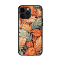 Thumbnail for iPhone 15 Pro Max Autumn Leaves Θήκη από τη Smartfits με σχέδιο στο πίσω μέρος και μαύρο περίβλημα | Smartphone case with colorful back and black bezels by Smartfits