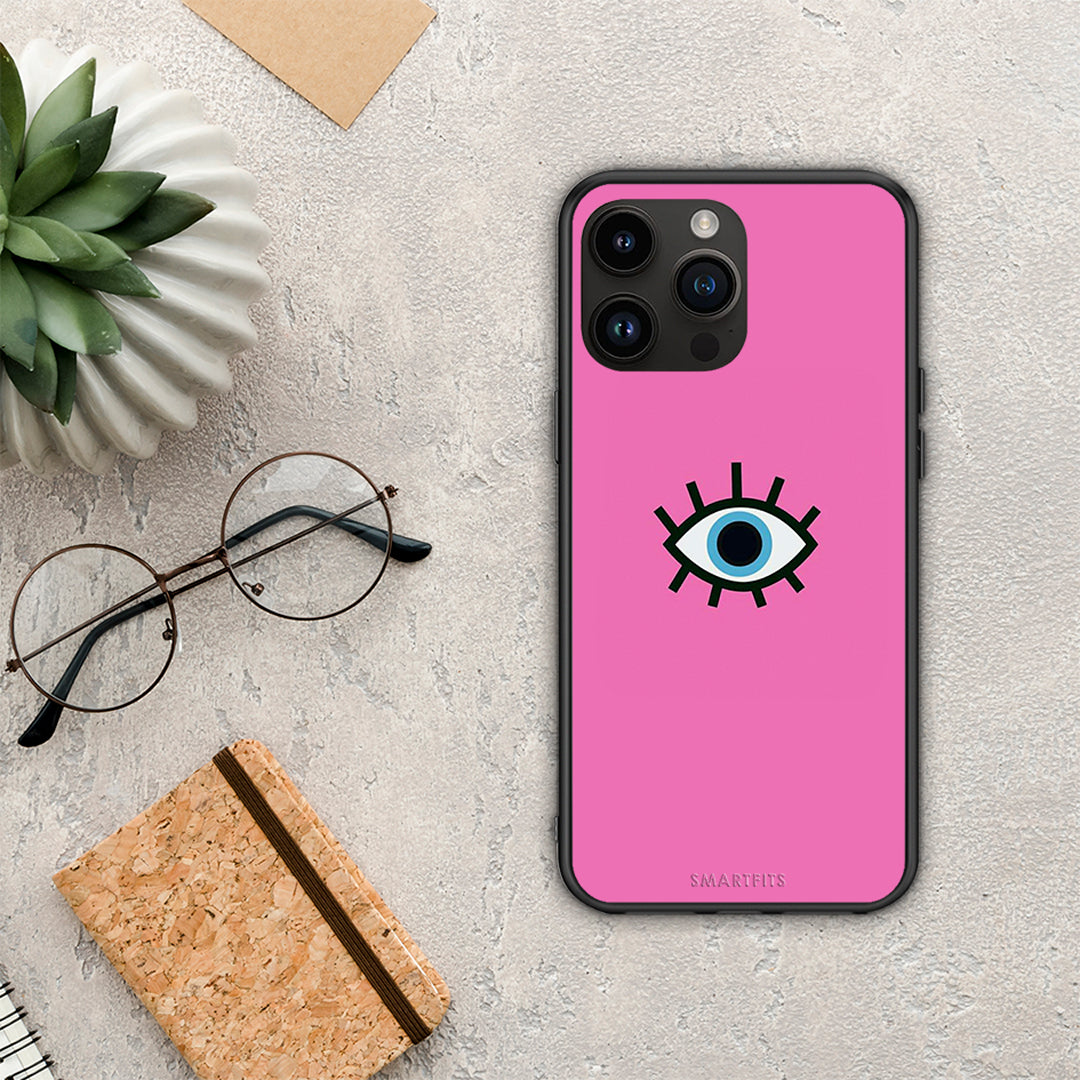 Blue Eye Pink - iPhone 14 Pro max case