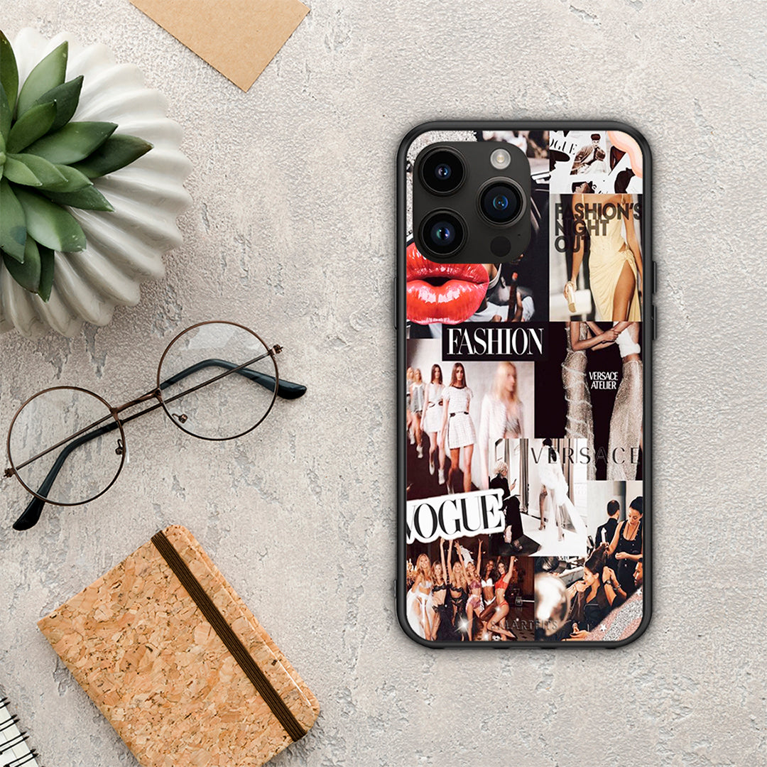 Collage Fashion - iPhone 15 Pro max case