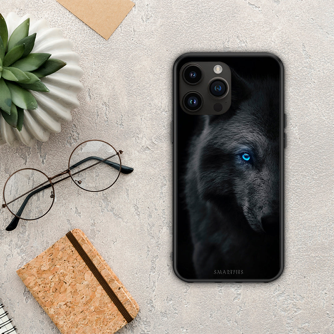 Dark Wolf - iPhone 15 Pro max case