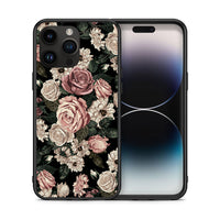 Thumbnail for Θήκη iPhone 14 Pro Max Wild Roses Flower από τη Smartfits με σχέδιο στο πίσω μέρος και μαύρο περίβλημα | iPhone 14 Pro Max Wild Roses Flower case with colorful back and black bezels