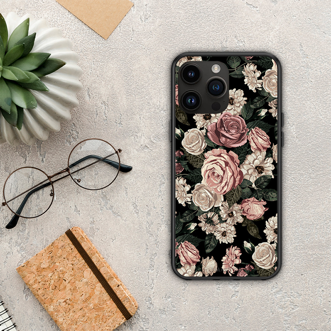 Flower Wild Roses - iPhone 14 Pro Max case