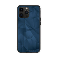Thumbnail for 39 - iPhone 14 Pro Max Blue Abstract Geometric case, cover, bumper