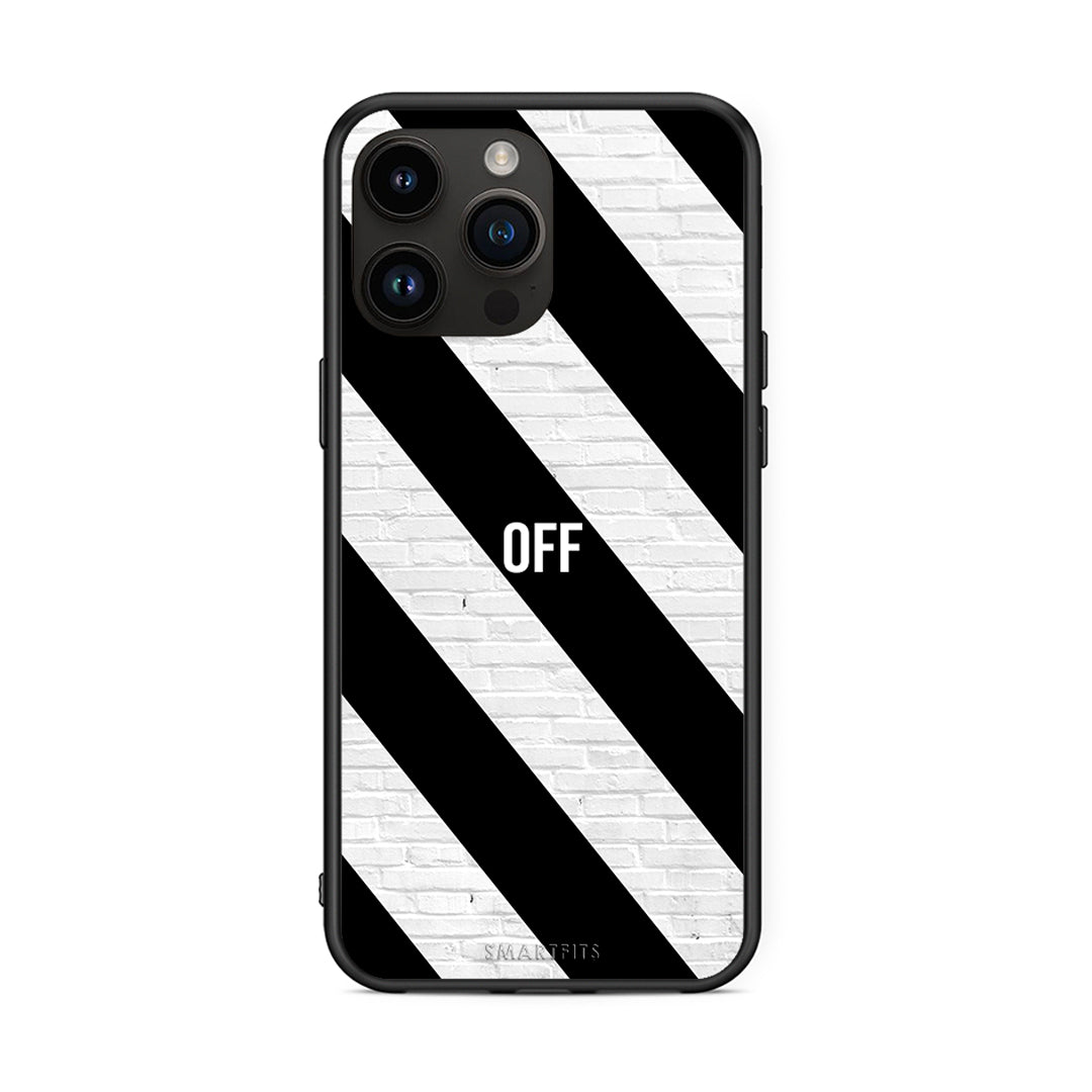 iPhone 15 Pro Max Get Off θήκη από τη Smartfits με σχέδιο στο πίσω μέρος και μαύρο περίβλημα | Smartphone case with colorful back and black bezels by Smartfits
