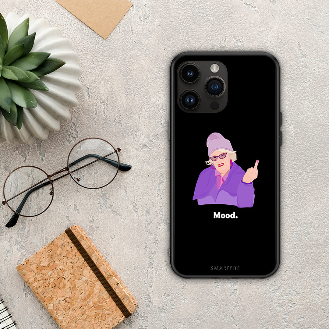 Grandma Mood Black - iPhone 15 Pro max case