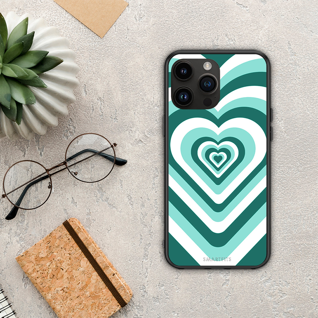 Green Hearts - iPhone 14 Pro max case