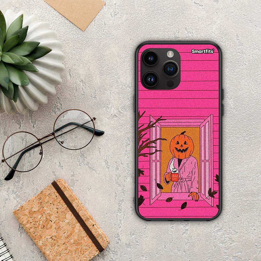 Halloween Pumpkin Lady - iPhone 15 Pro max case