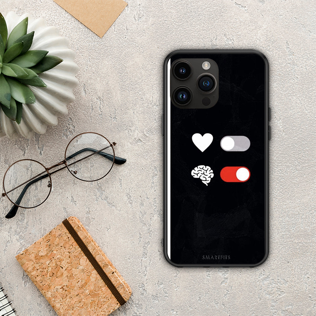 Heart vs Brain - iPhone 15 Pro max case
