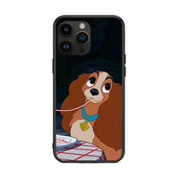 Thumbnail for iPhone 15 Pro Max Lady And Tramp 2 Θήκη Αγίου Βαλεντίνου από τη Smartfits με σχέδιο στο πίσω μέρος και μαύρο περίβλημα | Smartphone case with colorful back and black bezels by Smartfits