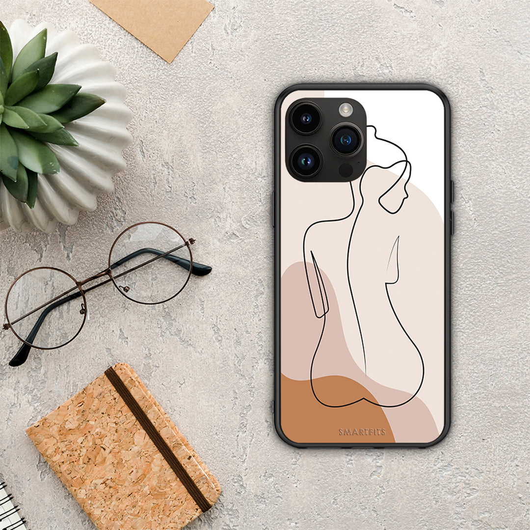 Lineart Woman - iPhone 15 Pro max case