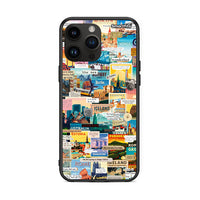 Thumbnail for iPhone 14 Pro Max Live To Travel θήκη από τη Smartfits με σχέδιο στο πίσω μέρος και μαύρο περίβλημα | Smartphone case with colorful back and black bezels by Smartfits