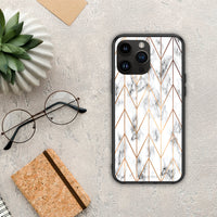 Thumbnail for Marble Gold Geometric - iPhone 14 Pro Max case