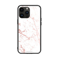 Thumbnail for 116 - iPhone 15 Pro Max Pink Splash Marble case, cover, bumper