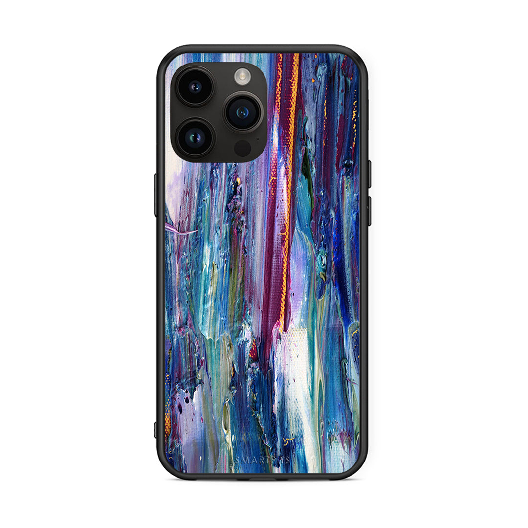 99 - iPhone 15 Pro Max Paint Winter case, cover, bumper
