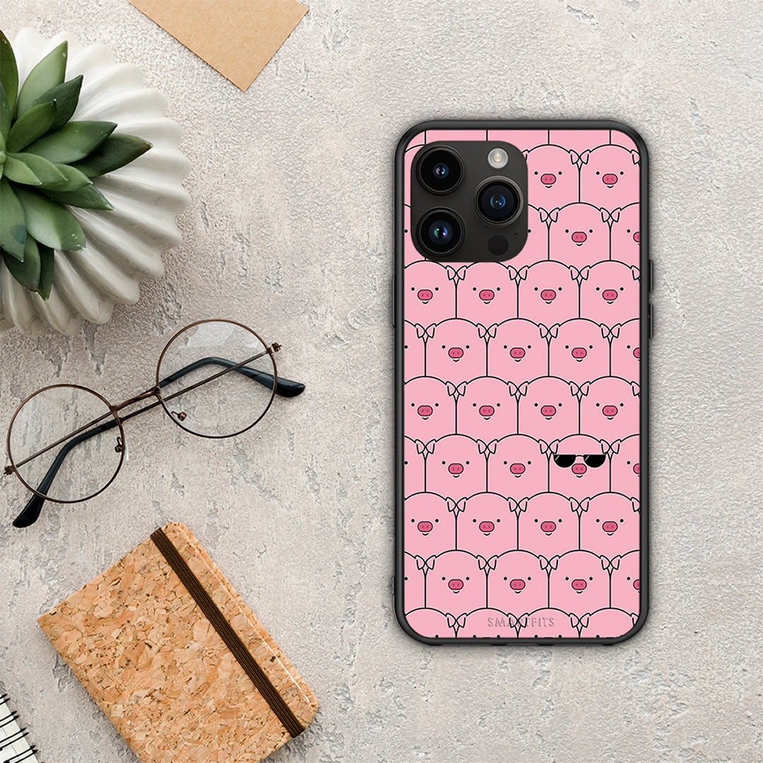 Pig Glasses - iPhone 14 Pro max case