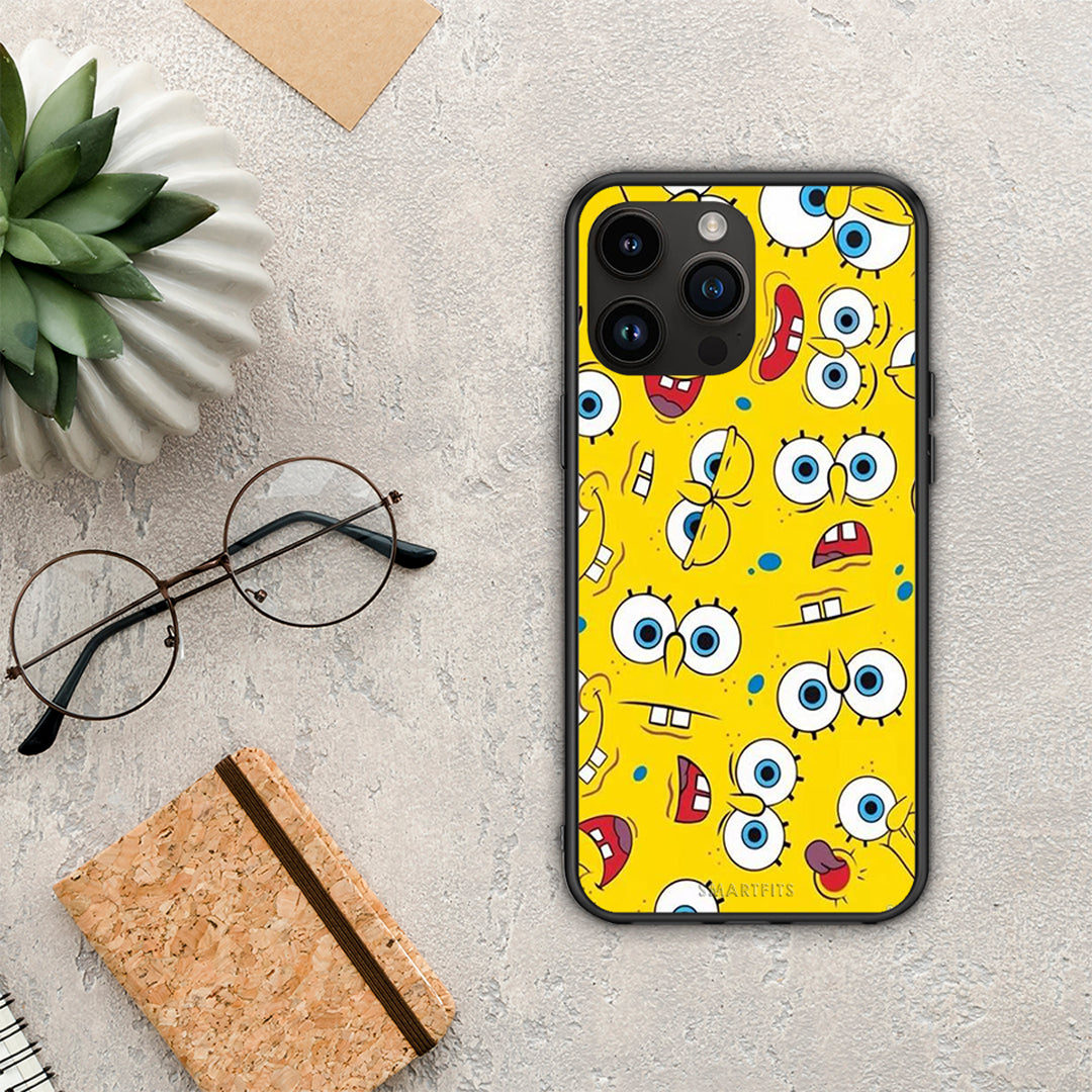 Popart Sponge - iPhone 15 Pro max case